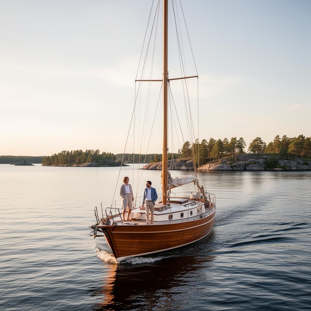 Swedish west coast archipelago landscape